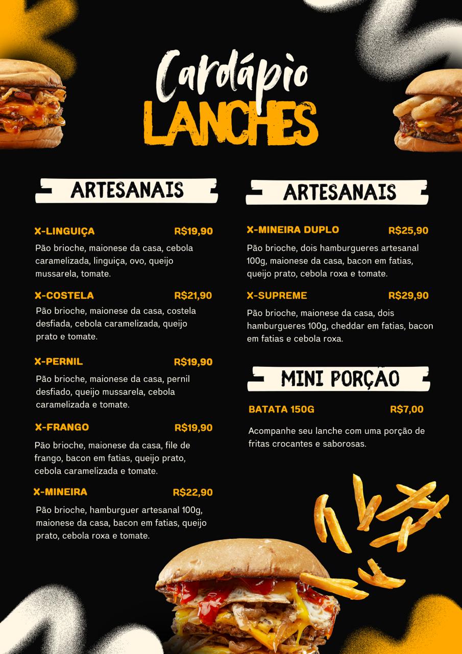 Cardápio